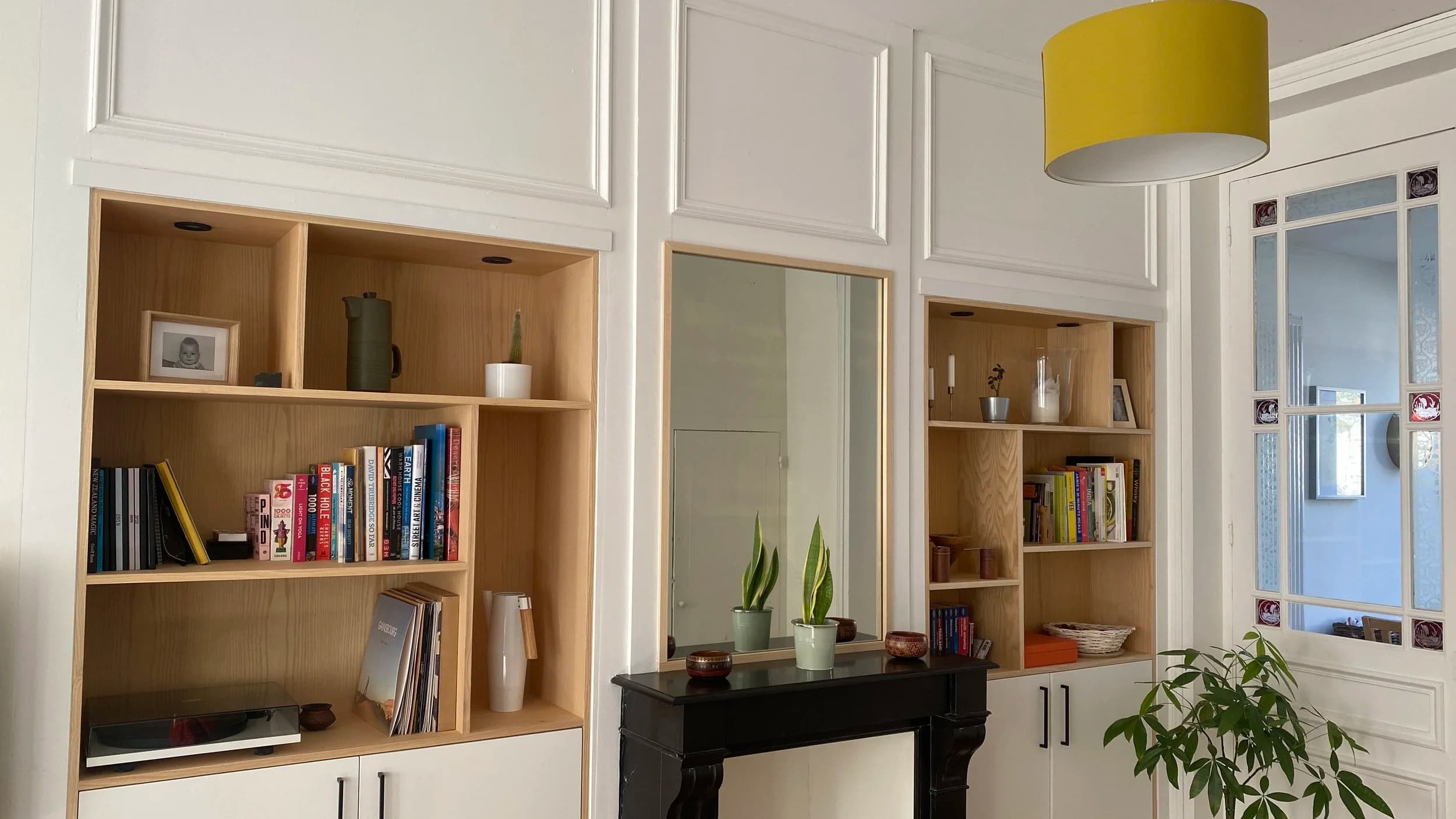 Bibliothèque en Frêne sur mesure - Lambersart — photo 1